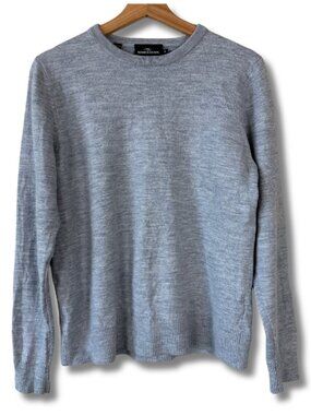 Rodd & Gunn Men’s Sweater Medium Knit Crewneck Casual Classic Minimalist Gray